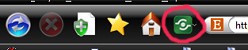 shareaholic toolbar icon