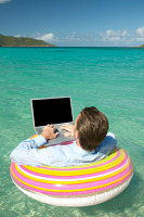 mixing business with vacation