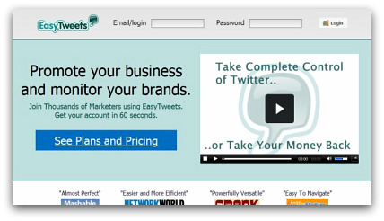 EasyTweets Twitter tool