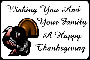 wishing you a happy thanksgiving