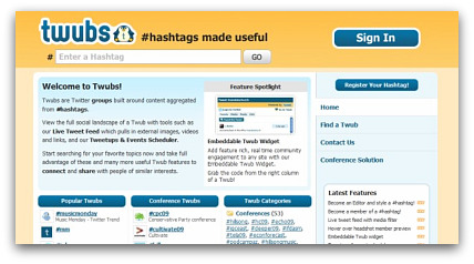 Twubs Twitter tool