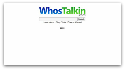 Who's Talkin Twitter tool