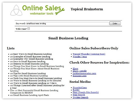 topical-brainstorm topical brainstorm generates article titles
