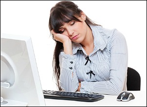 blogger falling asleep 