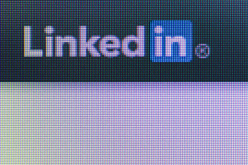 LinkedIn on computer screen