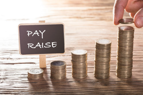 Determining employee pay raise