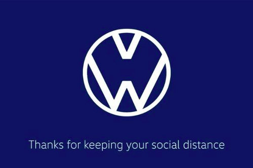 Volkswagen social distancing brand