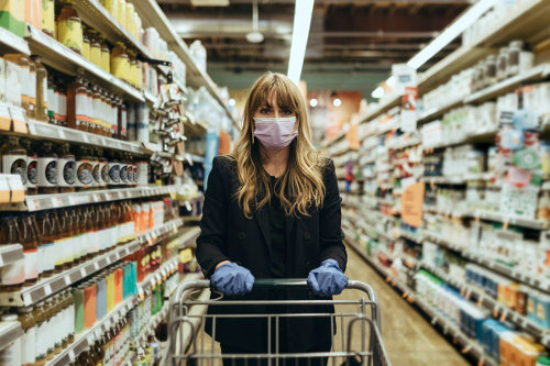 Grocery shopping during the pandemic