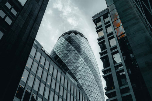 London financial district