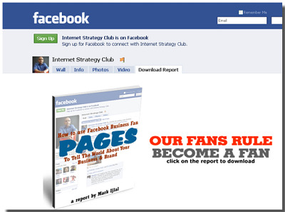 customizing facebook business fan landing pages