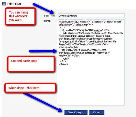 custom Facebook fan pages
