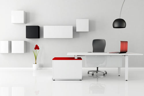 clean home office