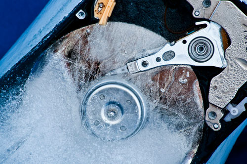 broken hard drive