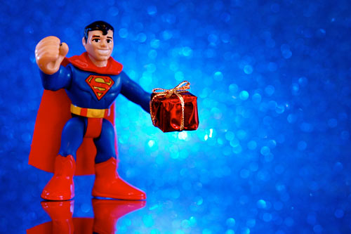 Thank you gift from Superman