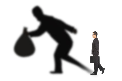 Thieving business man