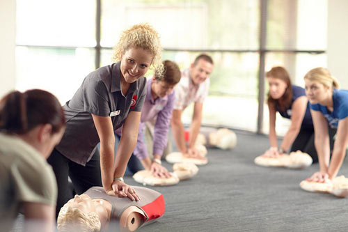 First aid training