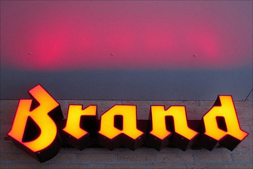 Brand sign