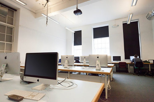 Workstations in a virtual office