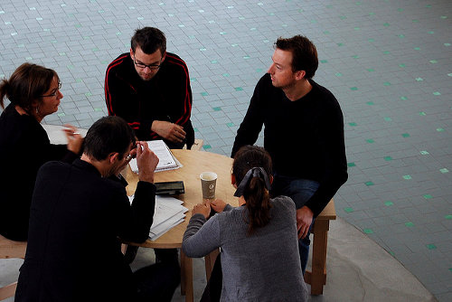 Serious business meeting