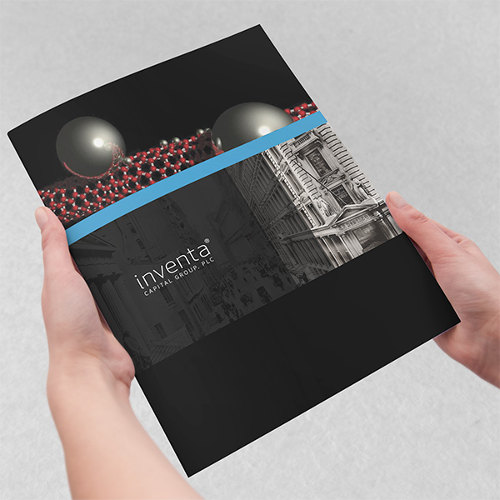 Inventa 4-page business brochure