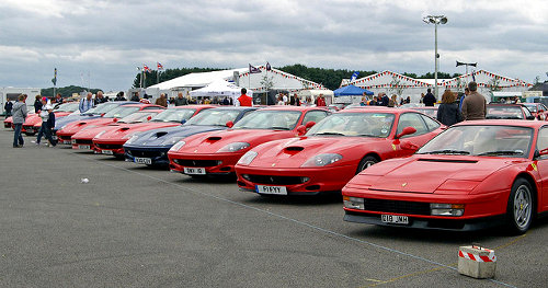 Ferrari car park