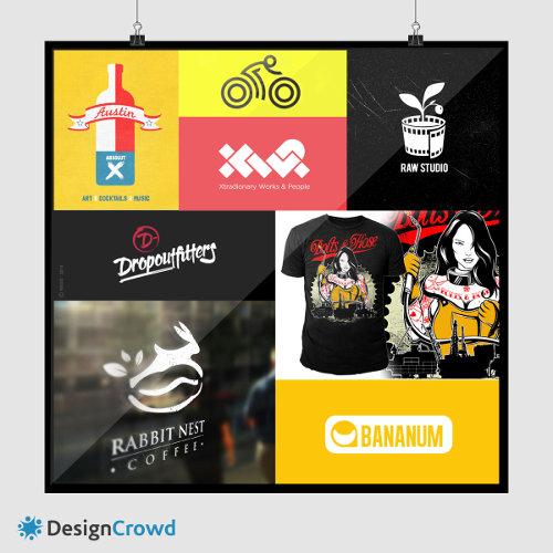 Design sample display - Design Crowd
