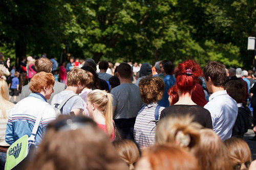 Crowd at a public event