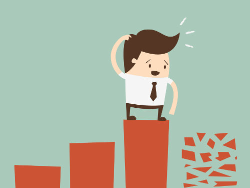 Falling stock prices