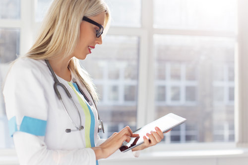 Doctor running a medical practice
