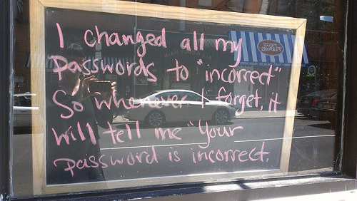Incorrect password funny
