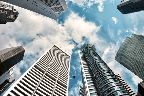 Business district