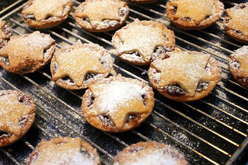 Baked cookies for food hampers