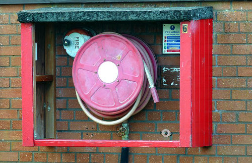 On-premise fire hose