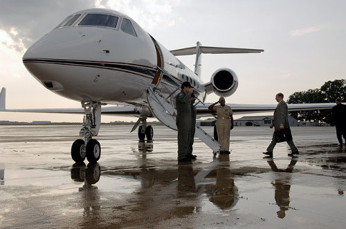 Private jet for business travel