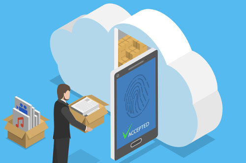 Cloud storage service for business
