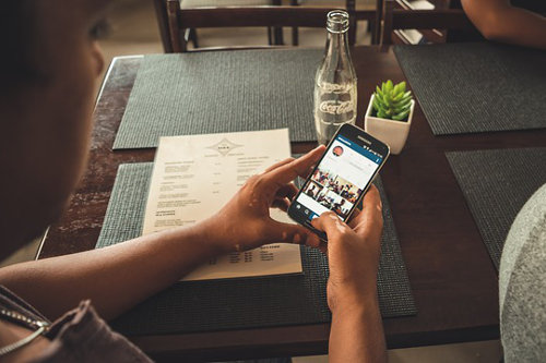Using instagram
