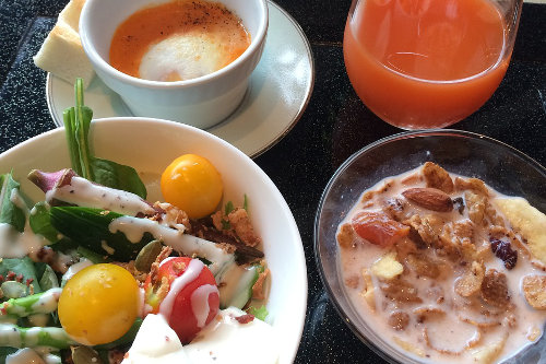 Breakfast at a Hotel