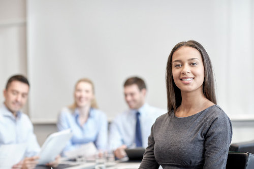 Successful female CEO