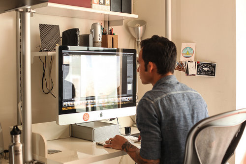 Working at a home business