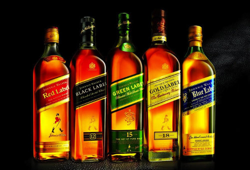 Liquor bottles
