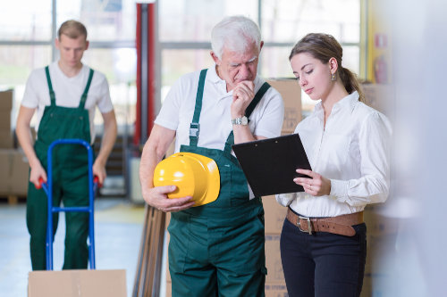 Directing an older employee