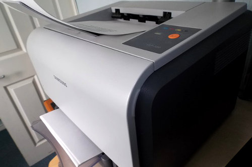 Laser color printer