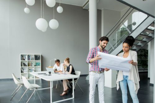 Office workers