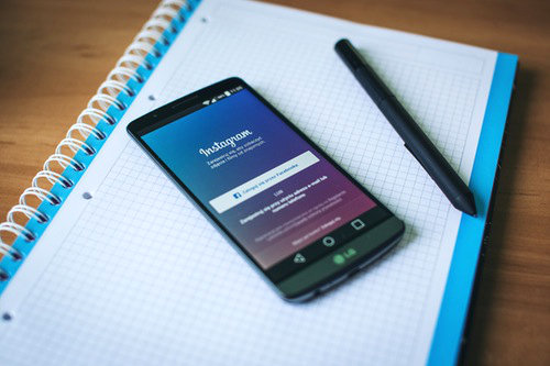 Instagram on smartphone