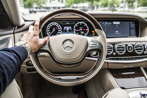 Fancy business car
