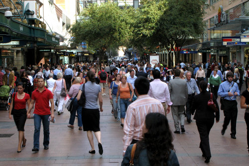 Sydney, Australia busy street