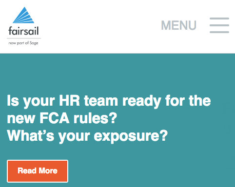 Fairsail HRMS website