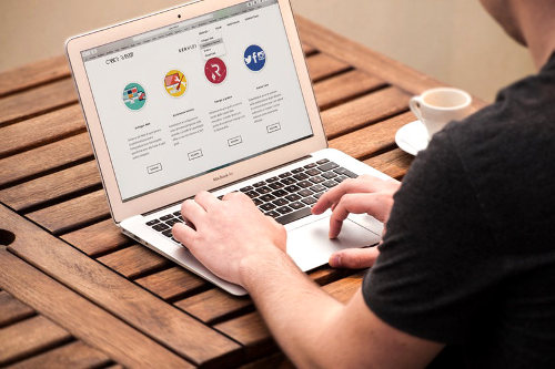 Accessing website