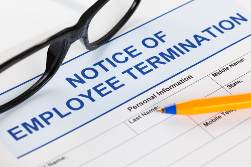 Employee termination notice