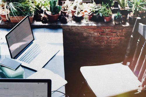 Busy workspace
